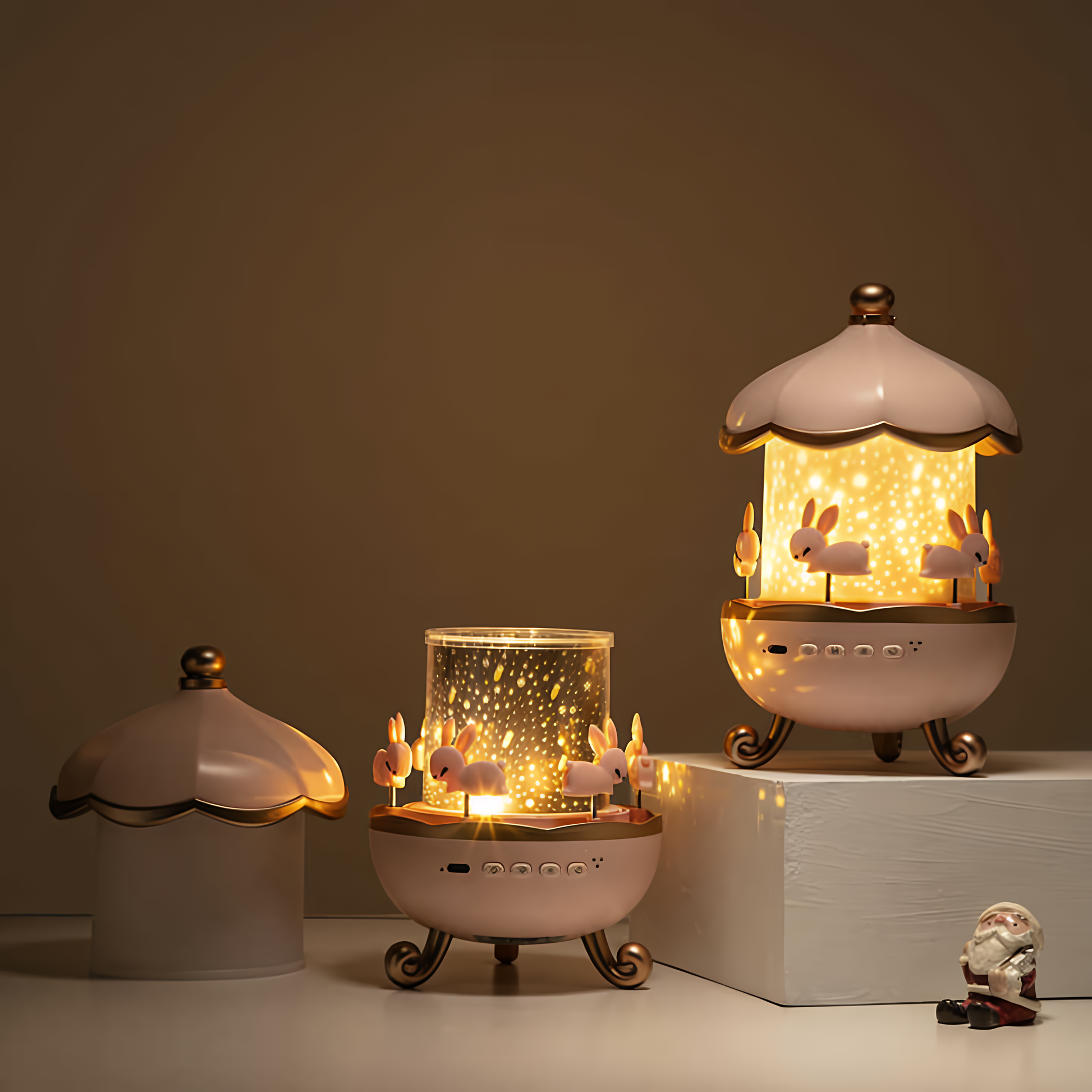 ✨ Rotating Bunny Galaxy Projector with Bluetooth Speaker – The Ultimate Vibe for Kids' Rooms & Gifting Goals 🎁