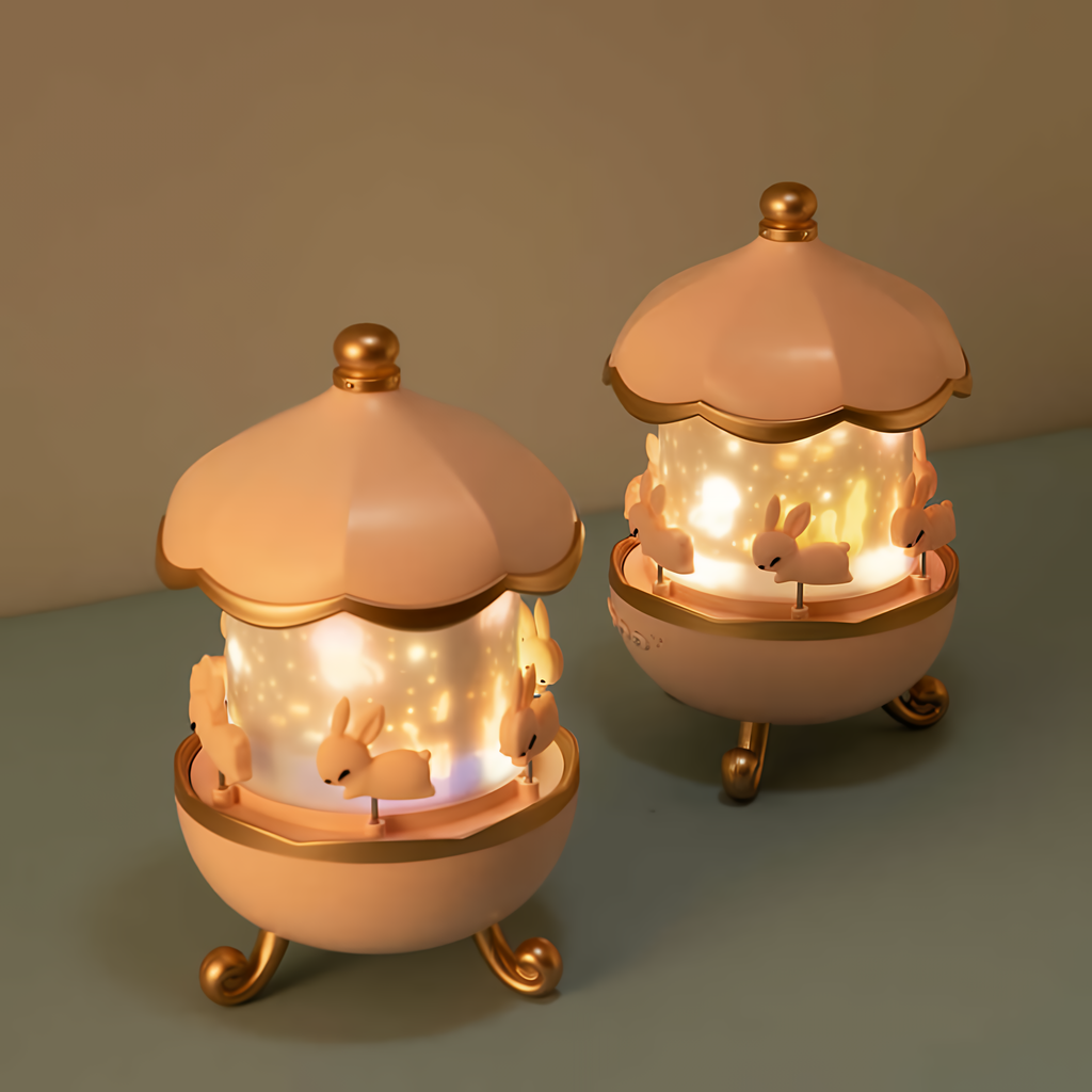 ✨ Rotating Bunny Galaxy Projector with Bluetooth Speaker – The Ultimate Vibe for Kids' Rooms & Gifting Goals 🎁