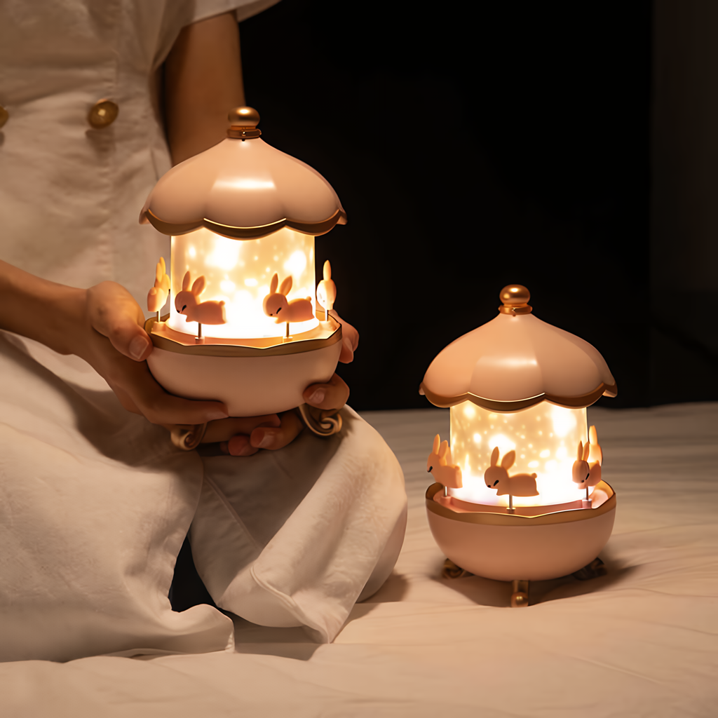 ✨ Rotating Bunny Galaxy Projector with Bluetooth Speaker – The Ultimate Vibe for Kids' Rooms & Gifting Goals 🎁