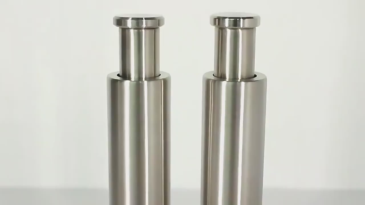 Premium One-Handed Salt & Pepper Grinder Set | Stainless Steel + Acrylic Stand | Gift-Ready Box